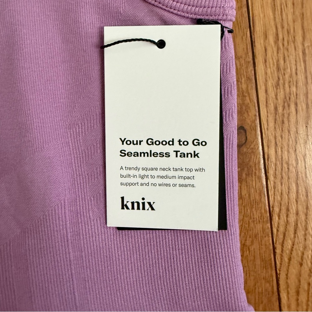 Knix NWT Women's Good to Go Seamless Tank Top size Medium - Picture 2 of 12